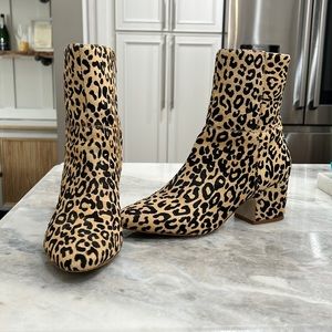 Matisse Cowhide Leopard Booties boots